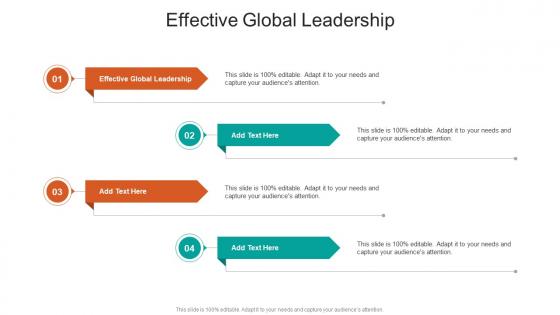 Effective Global Leadership In Powerpoint And Google Slides Cpb