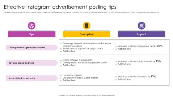 Effective Instagram Advertisement Posting Instagram Marketing To Increase MKT SS V