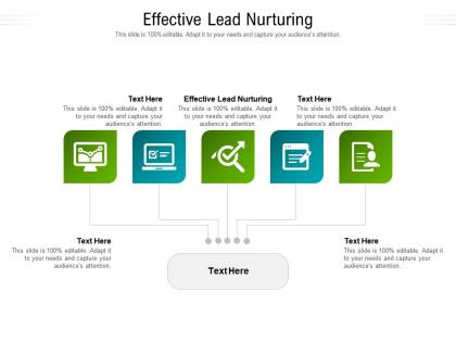Effective lead nurturing ppt powerpoint presentation pictures graphics cpb