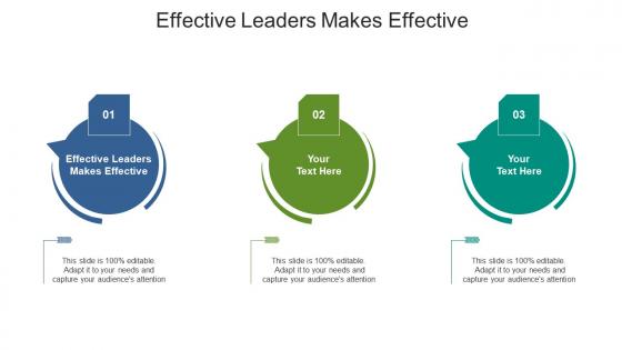 Effective leaders makes effective ppt powerpoint presentation gallery professional cpb