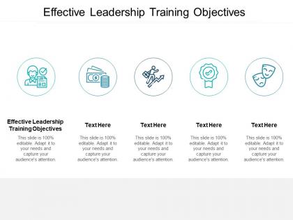 Effective leadership training objectives ppt powerpoint presentation layouts layouts cpb
