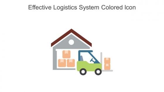 Effective Logistics System Colored Icon In Powerpoint Pptx Png And Editable Eps Format