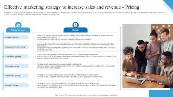 Effective Marketing Strategy To Increase Sales And Revenue Outbound Trade Business Plan BP SS