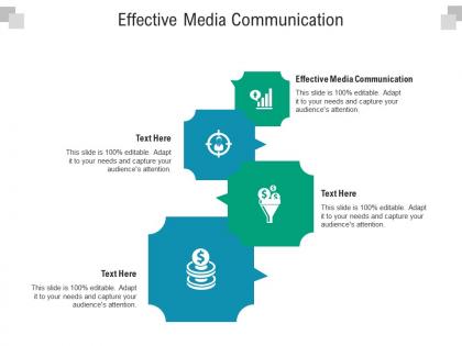 Effective media communication ppt powerpoint presentation ideas shapes cpb