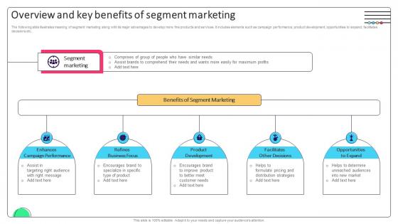 Effective Micromarketing Approaches Overview And Key Benefits Of Segment Marketing MKT SS V