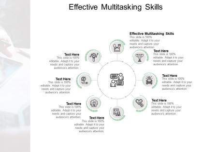 Effective multitasking skills ppt powerpoint presentation introduction cpb
