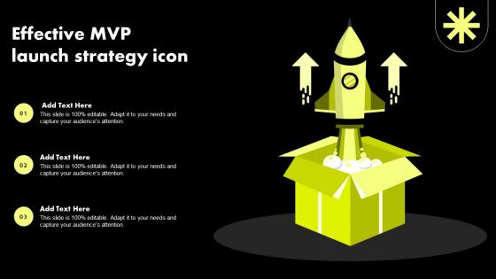 Effective MVP Launch Strategy Icon