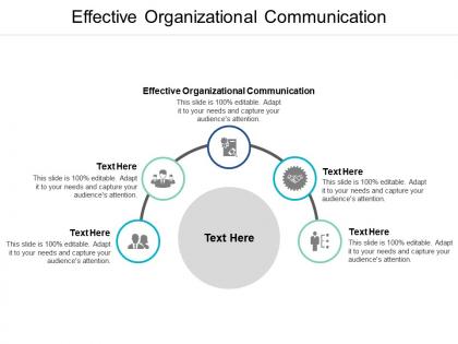 Effective organizational communication ppt powerpoint presentation portfolio sample cpb