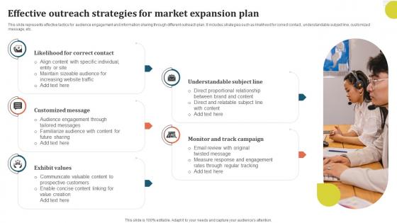 Effective Outreach Strategies For Market Expansion Plan