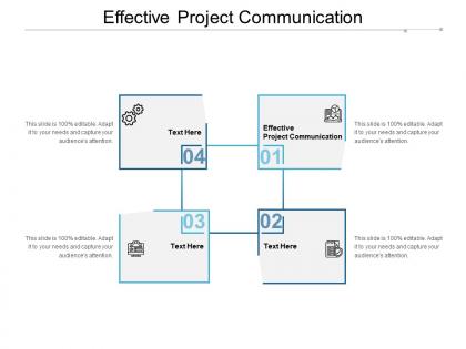 Effective project communication ppt powerpoint presentation show cpb