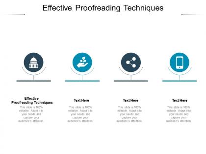 Effective proofreading techniques ppt powerpoint portfolio graphic tips cpb