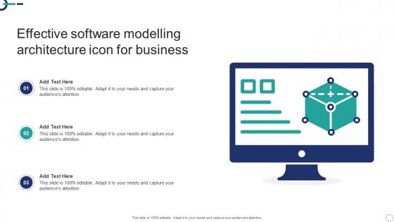Effective Software Modelling Architecture Icon For Business