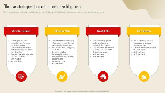 Effective Strategies To Create Interactive Blog Lead Generation Strategy To Increase Strategy SS