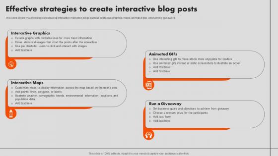 Effective Strategies To Create Interactive Blog Posts Interactive Marketing