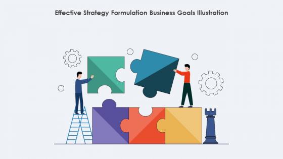 Effective Strategy Formulation Business Goals Illustration