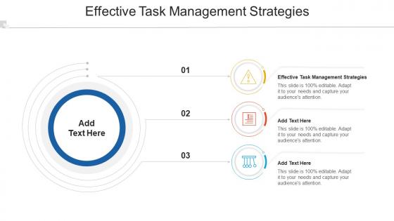 Effective Task Management Strategies Ppt Powerpoint Presentation Templates Cpb