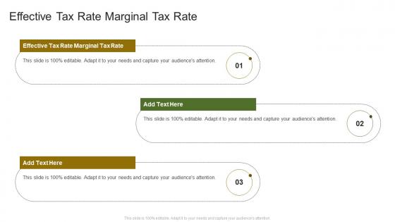 Effective Tax Rate Marginal Tax Rate In Powerpoint And Google Slides Cpb