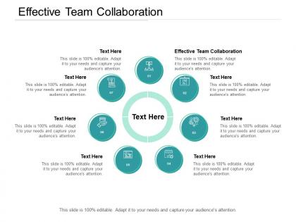 Effective team collaboration ppt powerpoint presentation ideas layout cpb