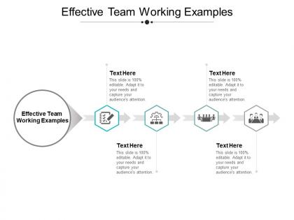 Effective team working examples ppt powerpoint presentation outline ideas cpb