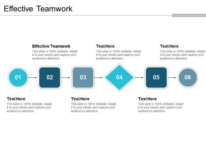 Effective teamwork ppt powerpoint presentation infographics picture cpb