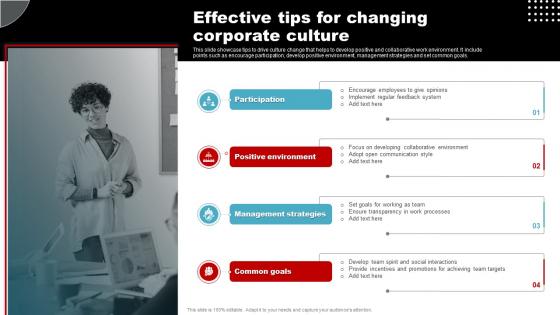 Effective Tips For Changing Corporate Culture