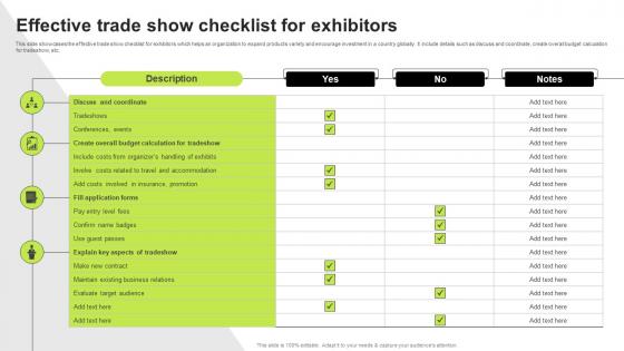 Effective Trade Show Checklist For Exhibitors