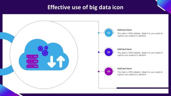 Effective Use Of Big Data Icon
