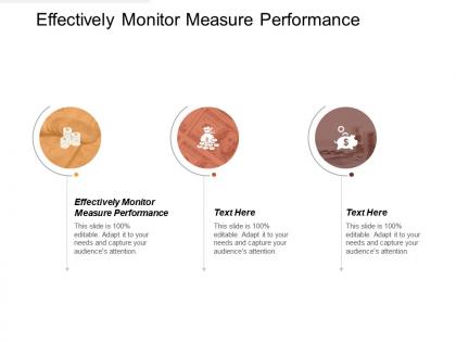 Effectively monitor measure performance ppt powerpoint presentation file graphics design cpb