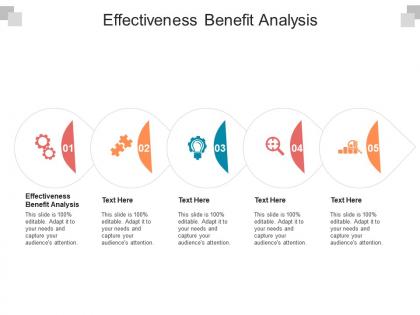 Effectiveness benefit analysis ppt powerpoint presentation professional mockup cpb