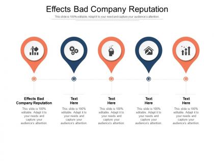 Effects bad company reputation ppt powerpoint presentation icon smartart cpb