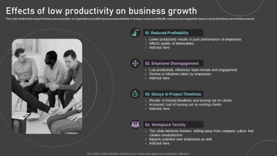 Effects Of Low Productivity On Business Growth