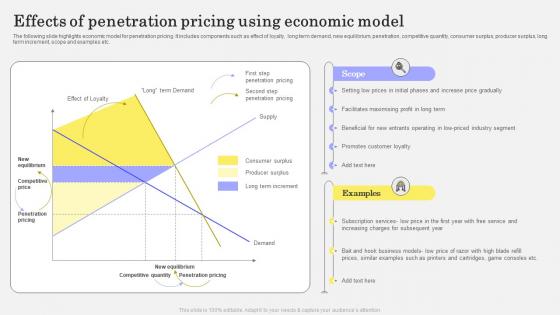 Effects Of Penetration Pricing Using Economic Model