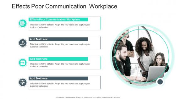 Effects Poor Communication Workplace In Powerpoint And Google Slides Cpb