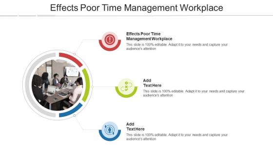 Effects Poor Time Management Workplace In Powerpoint And Google Slides Cpb
