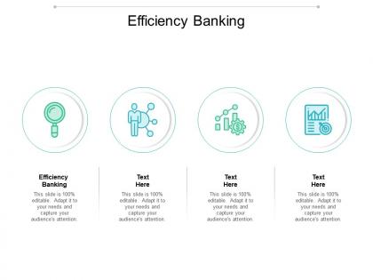 Efficiency banking ppt powerpoint presentation icon samples cpb