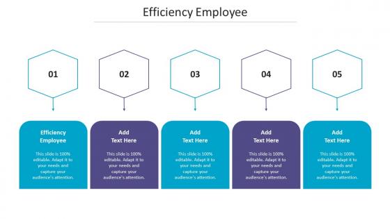 Efficiency Employee Ppt Powerpoint Presentation Slides Graphics Template Cpb