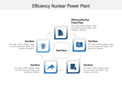 Efficiency nuclear power plant ppt powerpoint presentation summary graphics design cpb