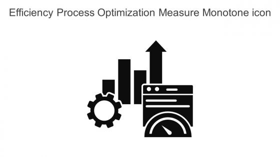 Efficiency Process Optimization Measure Monotone Icon In Powerpoint Pptx Png And Editable Eps Format