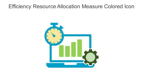 Efficiency Resource Allocation Measure Colored Icon In Powerpoint Pptx Png And Editable Eps Format