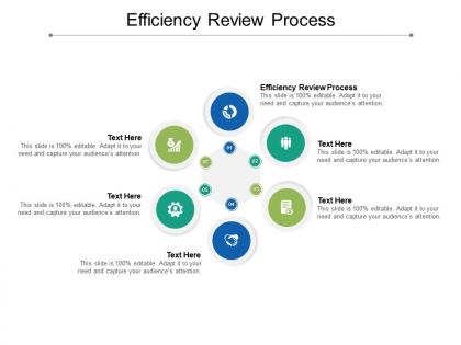 Efficiency review process ppt powerpoint presentation visual aids pictures cpb