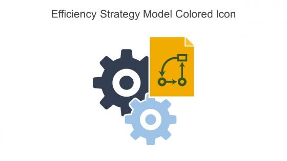 Efficiency Strategy Model Colored Icon In Powerpoint Pptx Png And Editable Eps Format