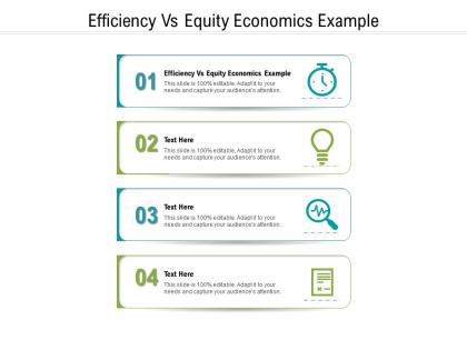 Efficiency vs equity economics example ppt powerpoint presentation portfolio files cpb