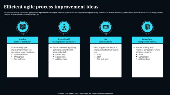 Efficient Agile Process Improvement Ideas