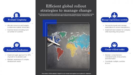 Efficient Global Rollout Strategies To Manage Change
