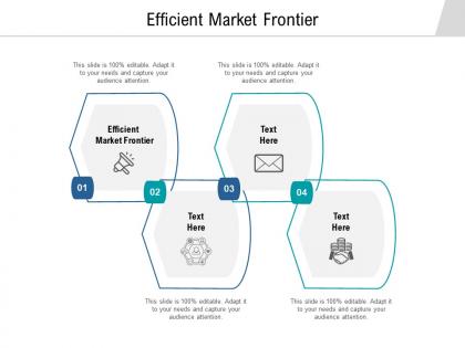 Efficient market frontier ppt powerpoint presentation infographic template graphics download cpb