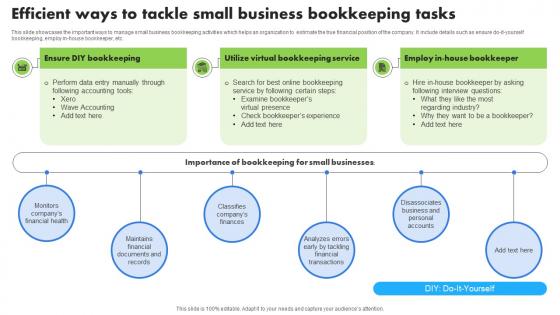 Efficient Ways To Tackle Small Business Bookkeeping Tasks