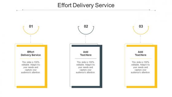 Effort Delivery Service In Powerpoint And Google Slides Cpb