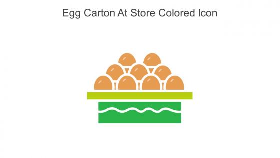 Egg Carton At Store Colored Icon In Powerpoint Pptx Png And Editable Eps Format