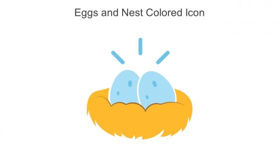 Eggs And Nest Colored Icon In Powerpoint Pptx Png And Editable Eps Format
