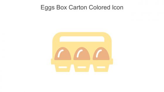Eggs Box Carton Colored Icon In Powerpoint Pptx Png And Editable Eps Format